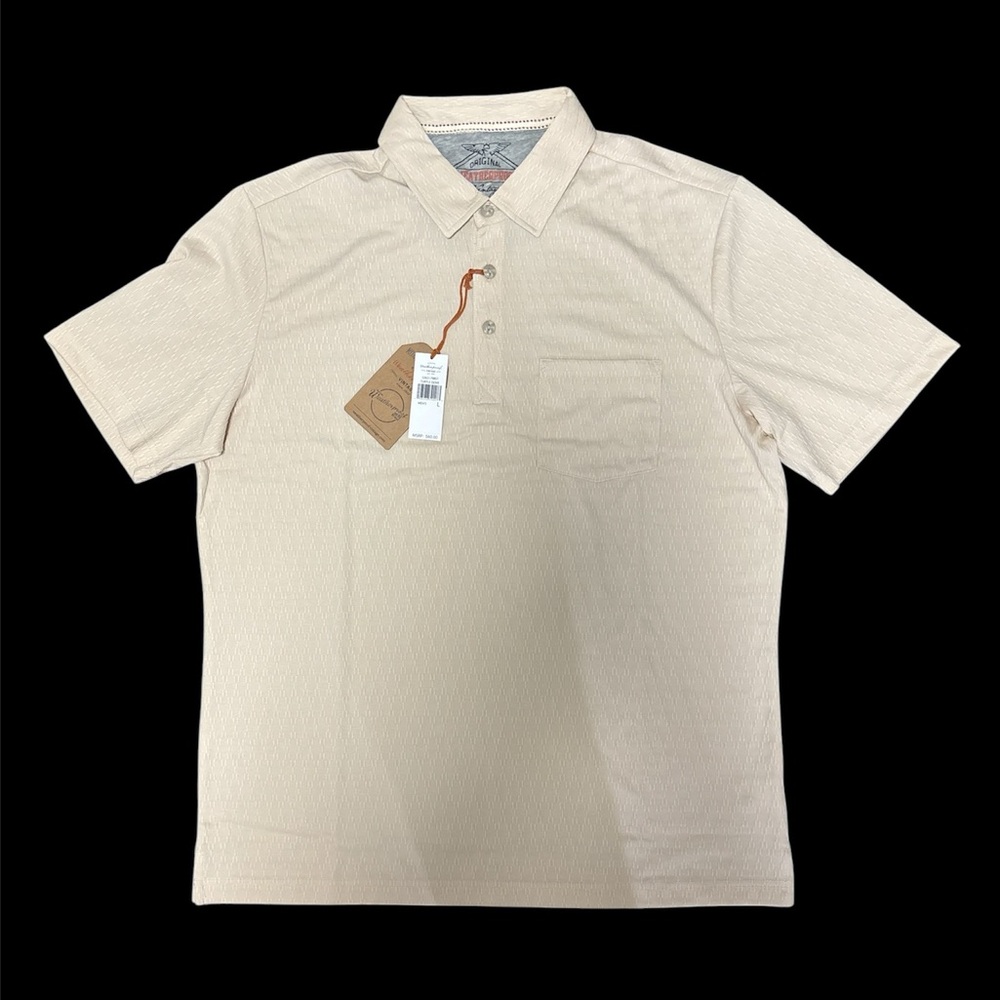 Original Vintage Weatherprood Short-Sleeve Polo Shirt  Size: Large NWT